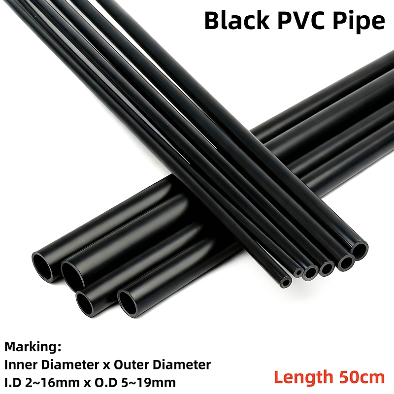 Planted Aquarium Youtube - 2~5PCS 50cm O.D 5~19mm Black PVC