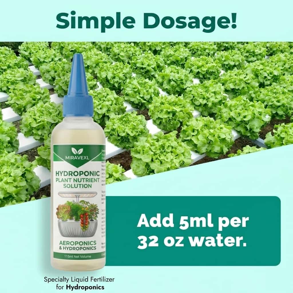 Liquid Fertilizer All In - MIRAVEXL Hydroponic Liquid Fertilizer Plant Food