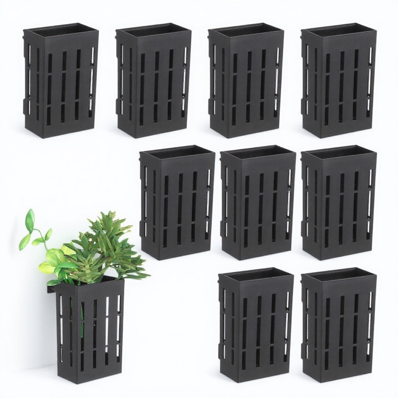 Aquarium Planted Tank - 10Pcs Hanging Planter for Aquarium Slotted