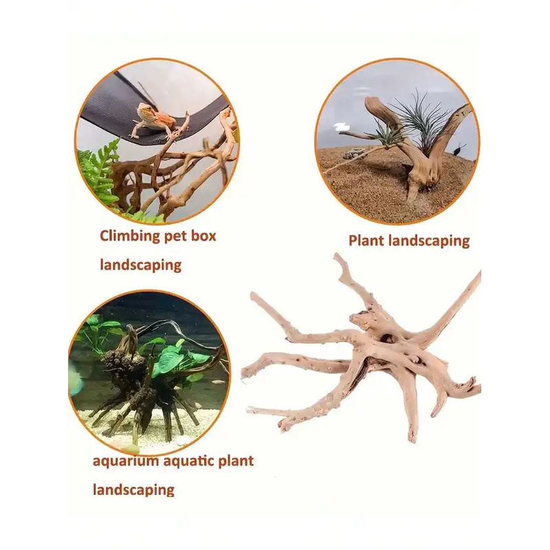 Natural Driftwood for Aquarium - Planted Aquarium Media recension och pris