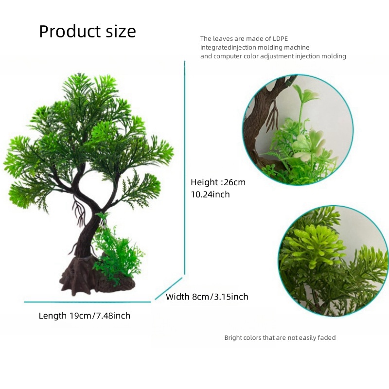 Fish Tank DIY  Artificial Aqua - Planted Aquarium Media recension och pris