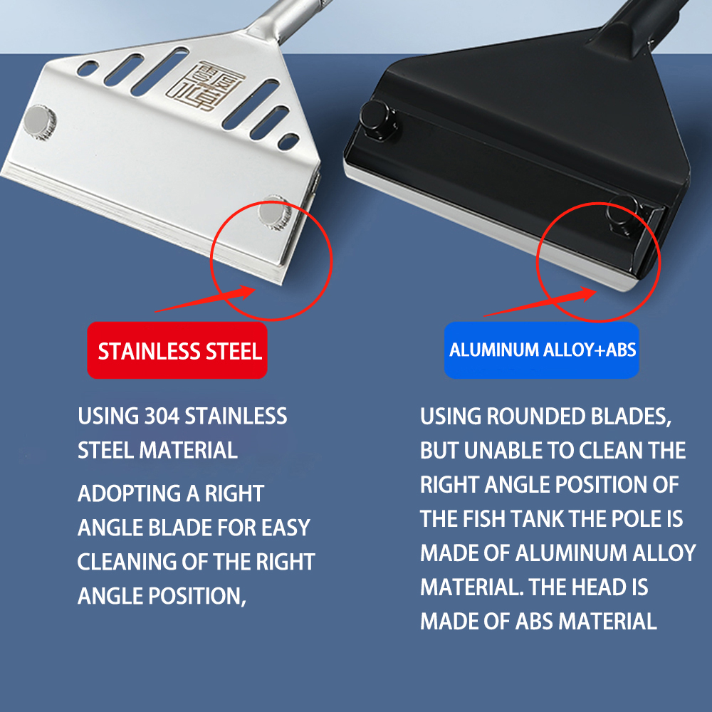 Aquarium Stainless Steel Fish  - Planted Aquarium Algae Remover recension och pris