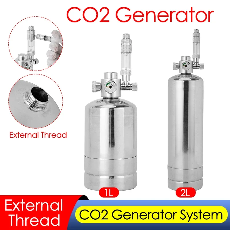 1L/2L Aquarium CO2 Generator S - Planted Aquarium Co2 System recension och pris