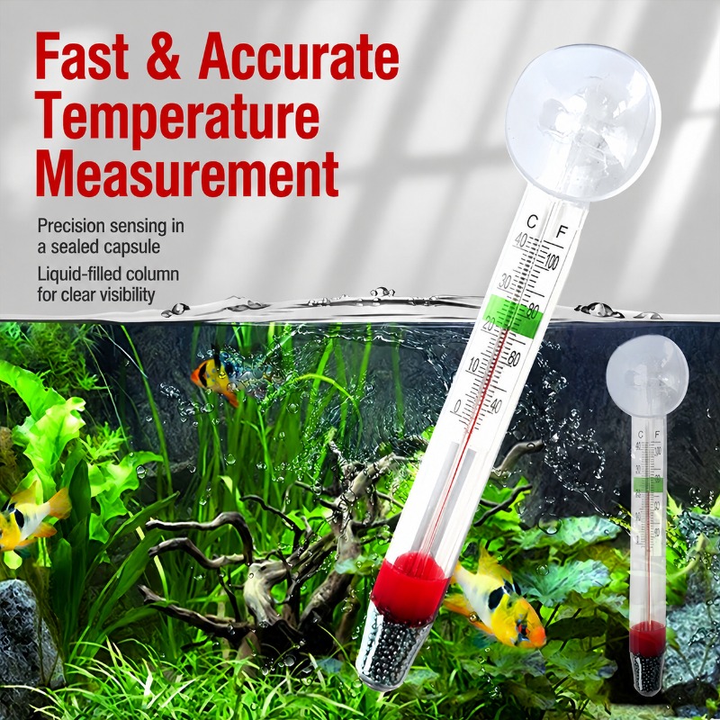 Aquarium Glass Thermometer wit - Planted Aquarium Water Temperature recension och pris