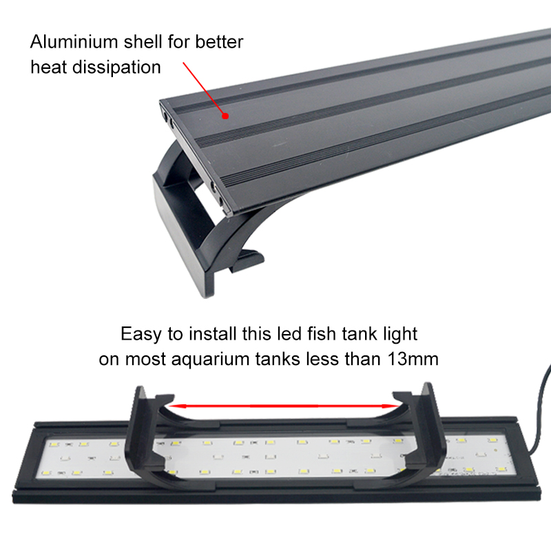 Aquarium LED Light for 16-64CM - Aquarium Plant Diseases recension och pris