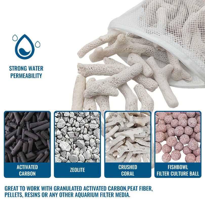 Reusable Zipper Filter Media B - Planted Aquarium Media recension och pris
