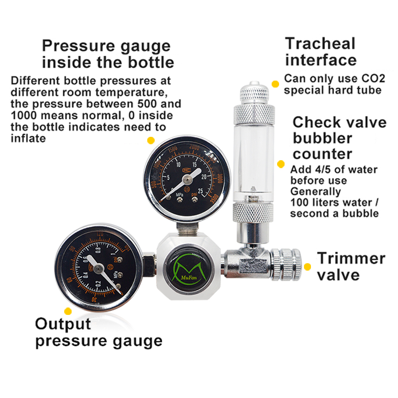 Aquarium CO2 Regulator Magneti - Planted Aquarium Co2 System recension och pris
