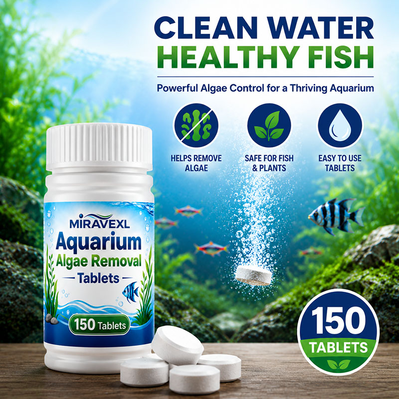 MIRAVEXL 150 Aquarium Algae Re - Planted Aquarium Algae Remover recension och pris
