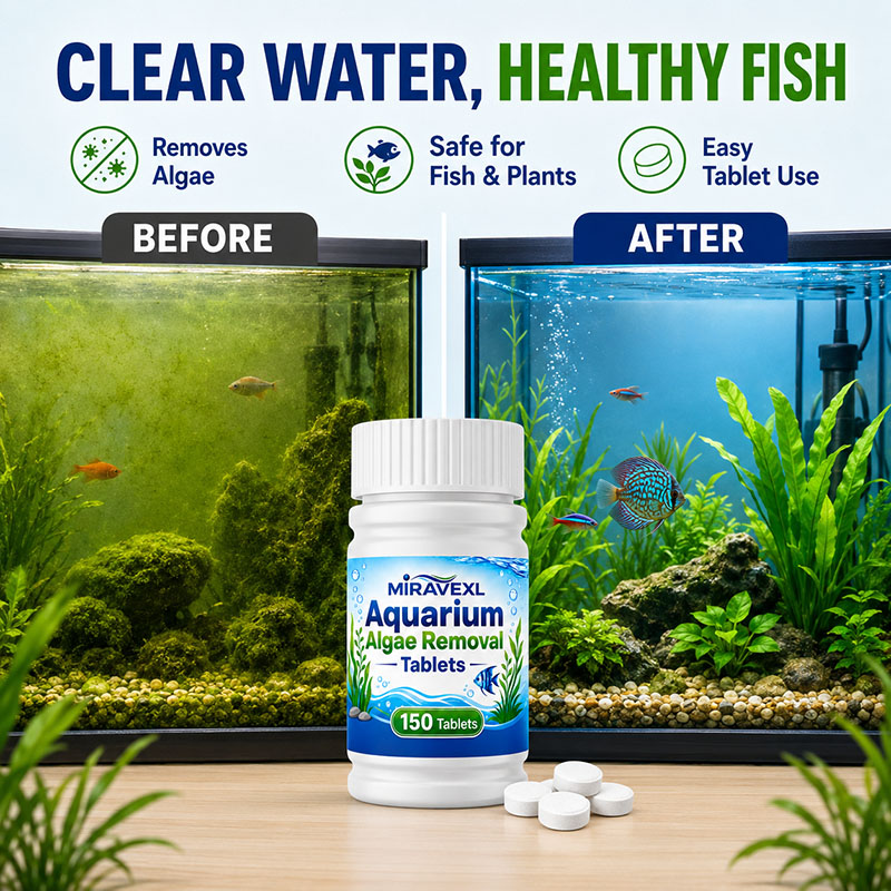 MIRAVEXL 150 Aquarium Algae Re - Planted Aquarium Algae Remover recension och pris